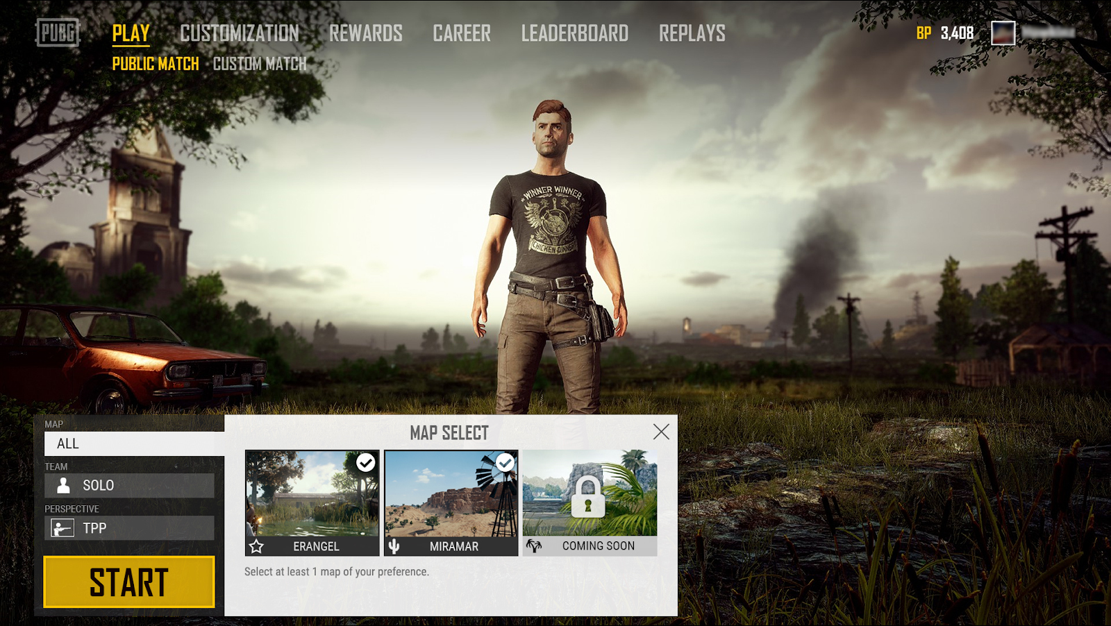 PUBG Finally Adding Map Selection On PC PUBG Finally Adding Map Selection On PC