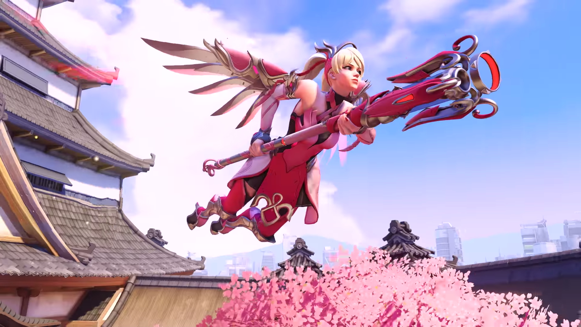 Overwatch Offers Pink Mercy Skin For Charity Overwatch Offers Pink Mercy Skin For Charity