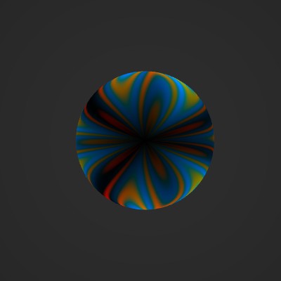 Animated flower petals screenshot