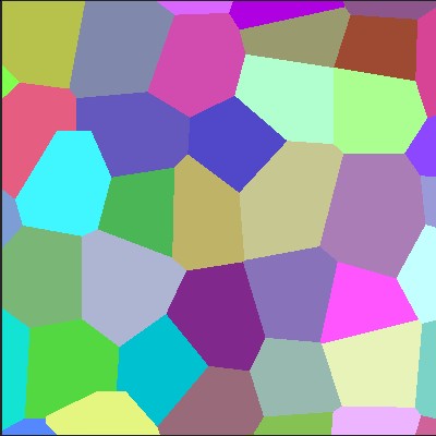 Rainbow Voroni screenshot