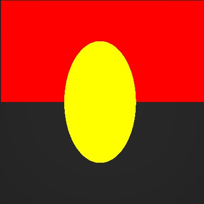 Australian Aboriginal Flag screenshot