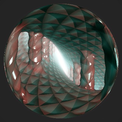 Copy of Fractal Cavern Sphere Projection screenshot