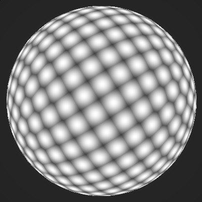 Lattice on sphere using golden angle screenshot