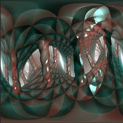 Fractal Cavern Sphere Projection screenshot