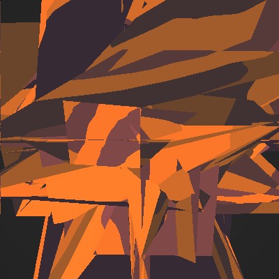 Fire textured moving illusion screenshot