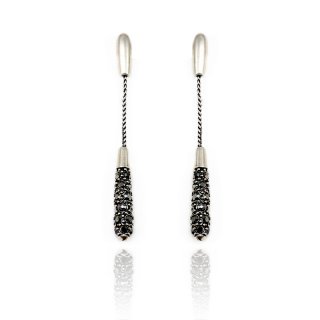 Dangling Rhinestone Earrings