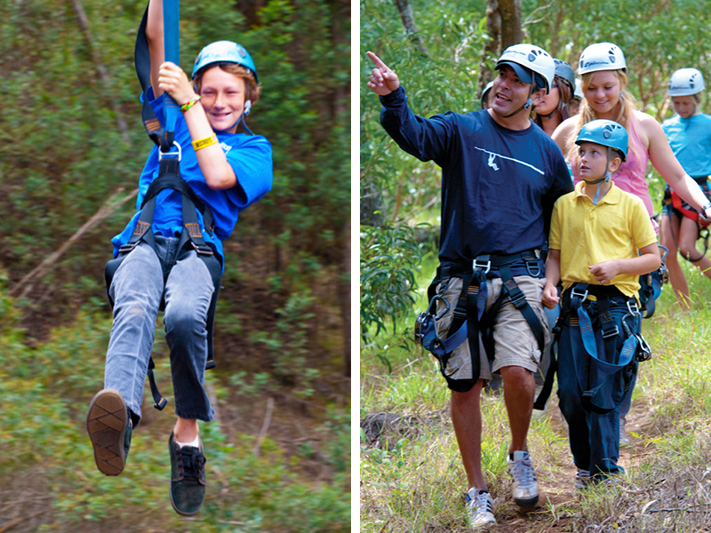 Ziplining with Kids Skyline Zipline Eco Adventures Blog