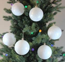 Sleetly™ 12pk 80mm Snowball Ornaments