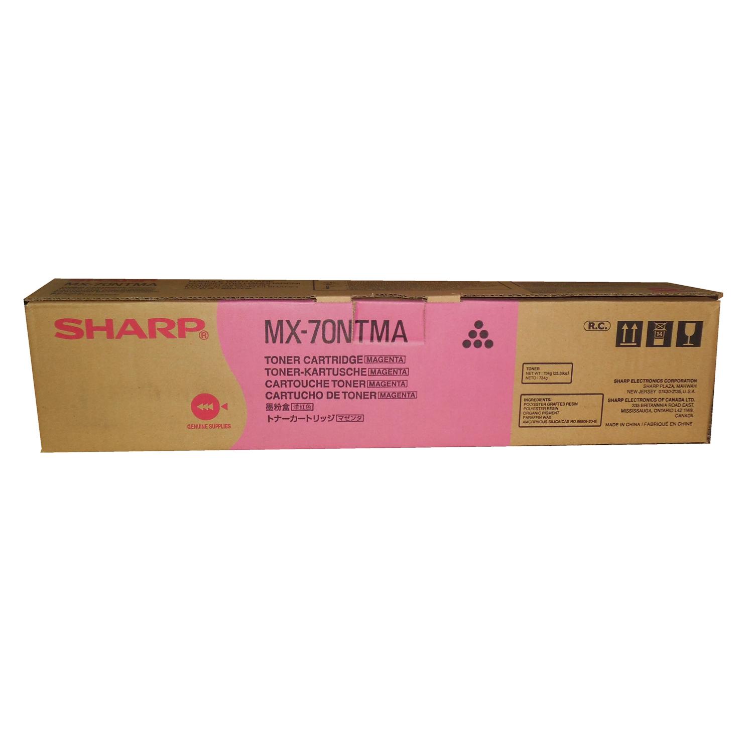 NEW OEM SHARP MAGENTA TONER MX-70NTMA Sharp MX-5500N Sharp MX-6200N