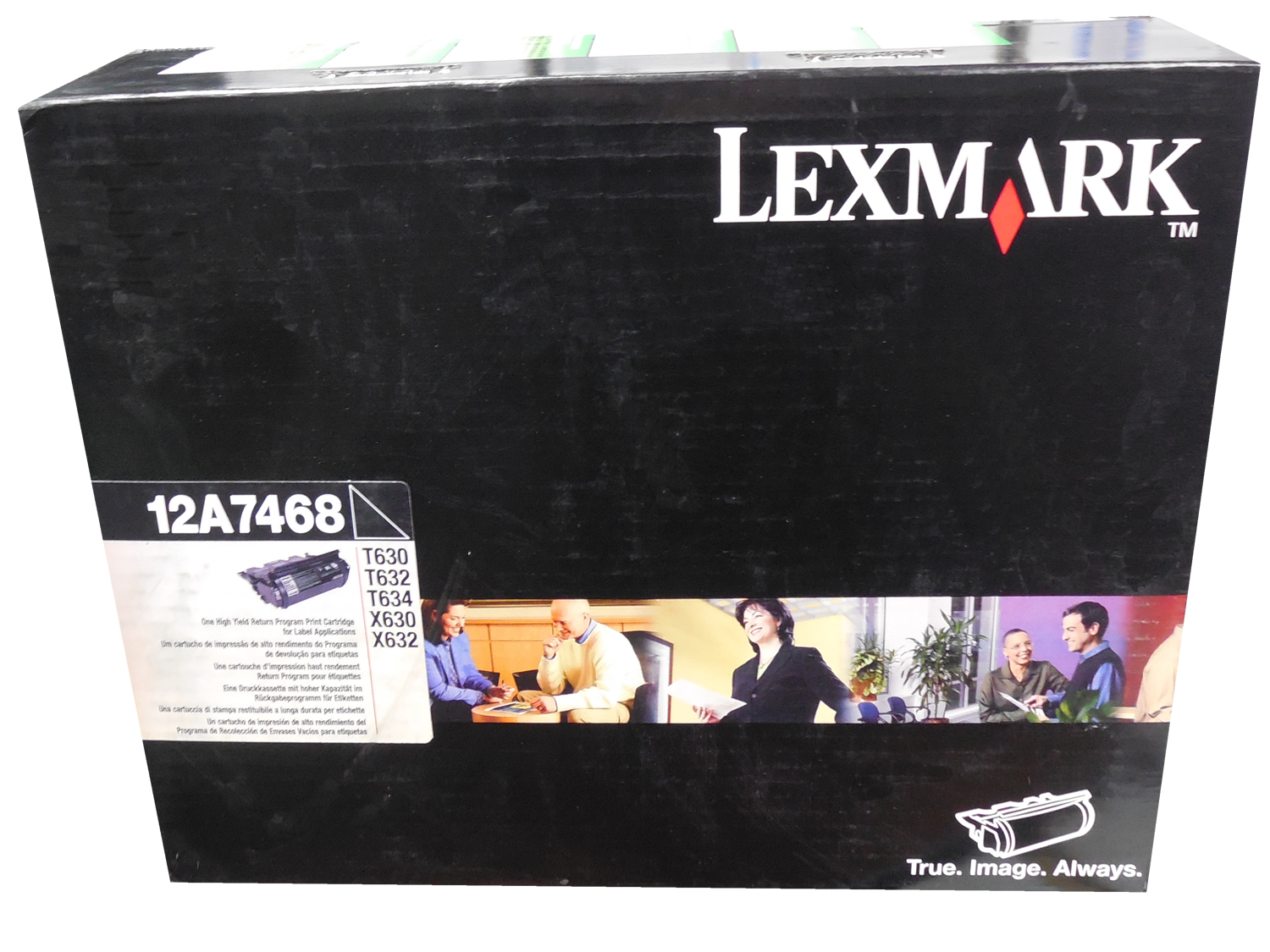 New Sealed Genuine LEXMARK 12A7632 High Yield Black Toner Cartridge T63X OEM