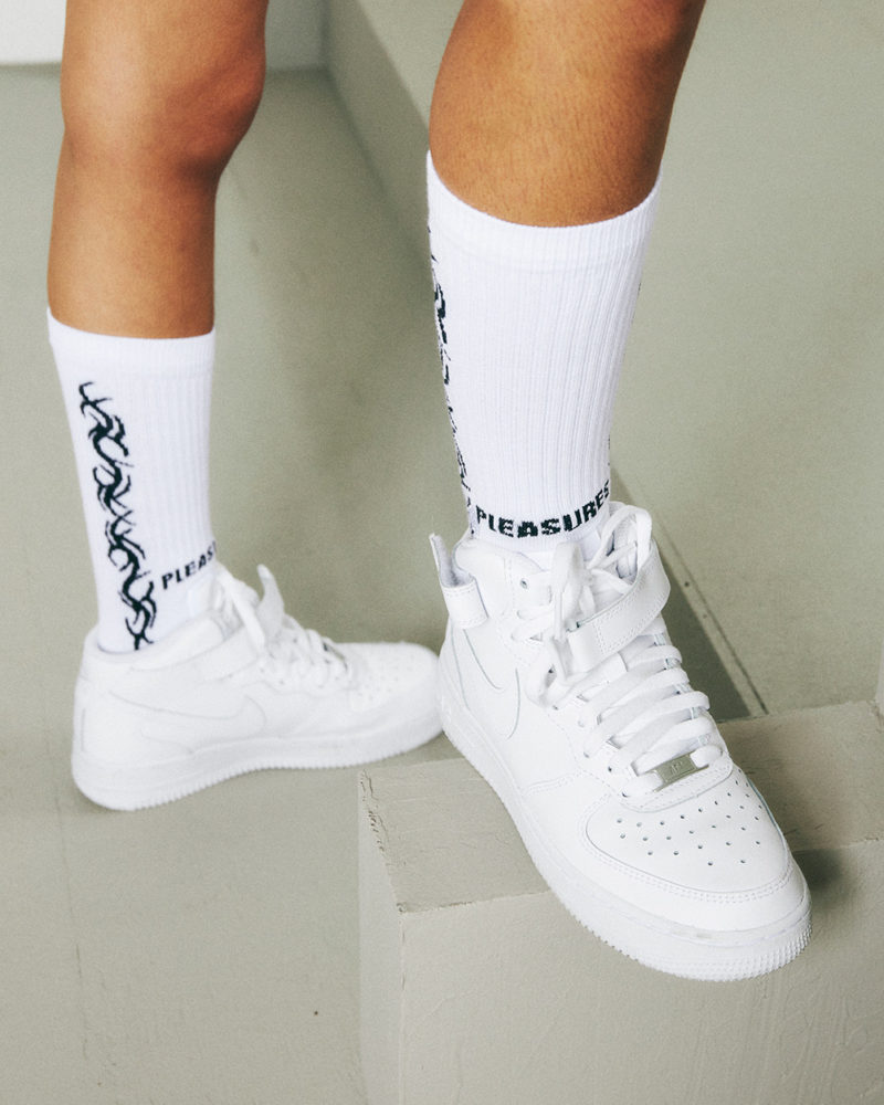 Pleasures White 1