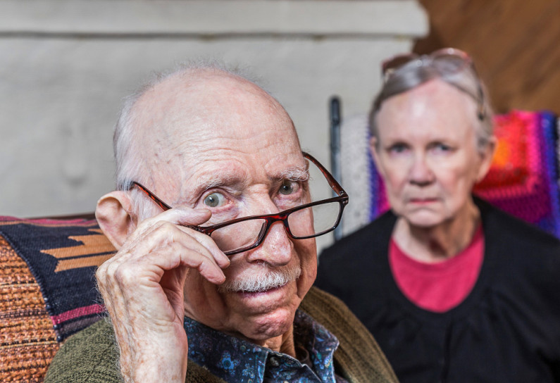 Elderly couple