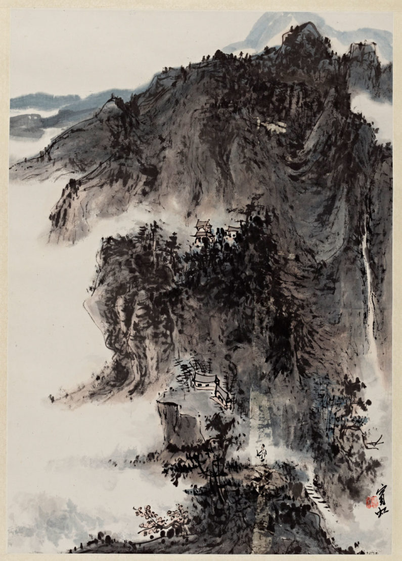 Ink drawing from China