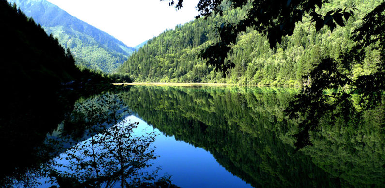 Jiuzhaigou National Park, in Sichuan Province.