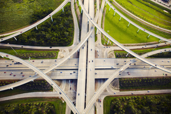 Highways intersecting