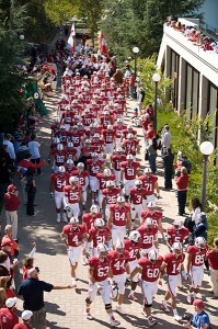 thewalk600px Coach Harbaugh has made some changes to The Walk this year.