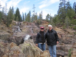 Tahoe Waterfall Teri Hankes, program support coordinator for the Office of Post-Doctoral Affairs, brought her mom, Betsy, to Faculty Staff Weekend at Stanford Sierra Camp.