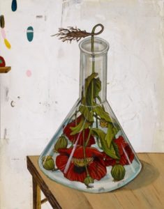 Flower in a test tube