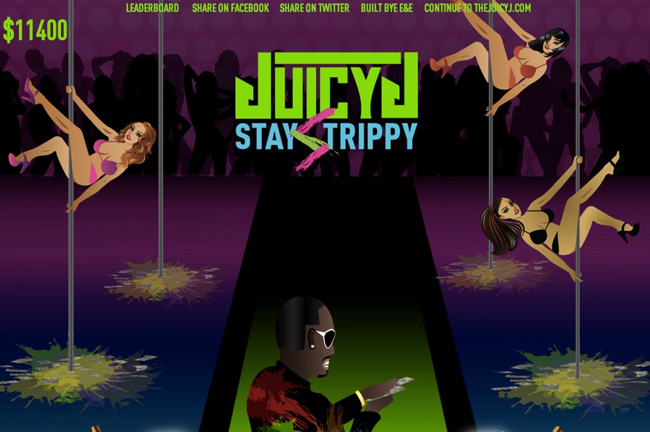 Hear Juicy J S Stay Trippy Album By Making It Rain On Cartoon Strippers Spin