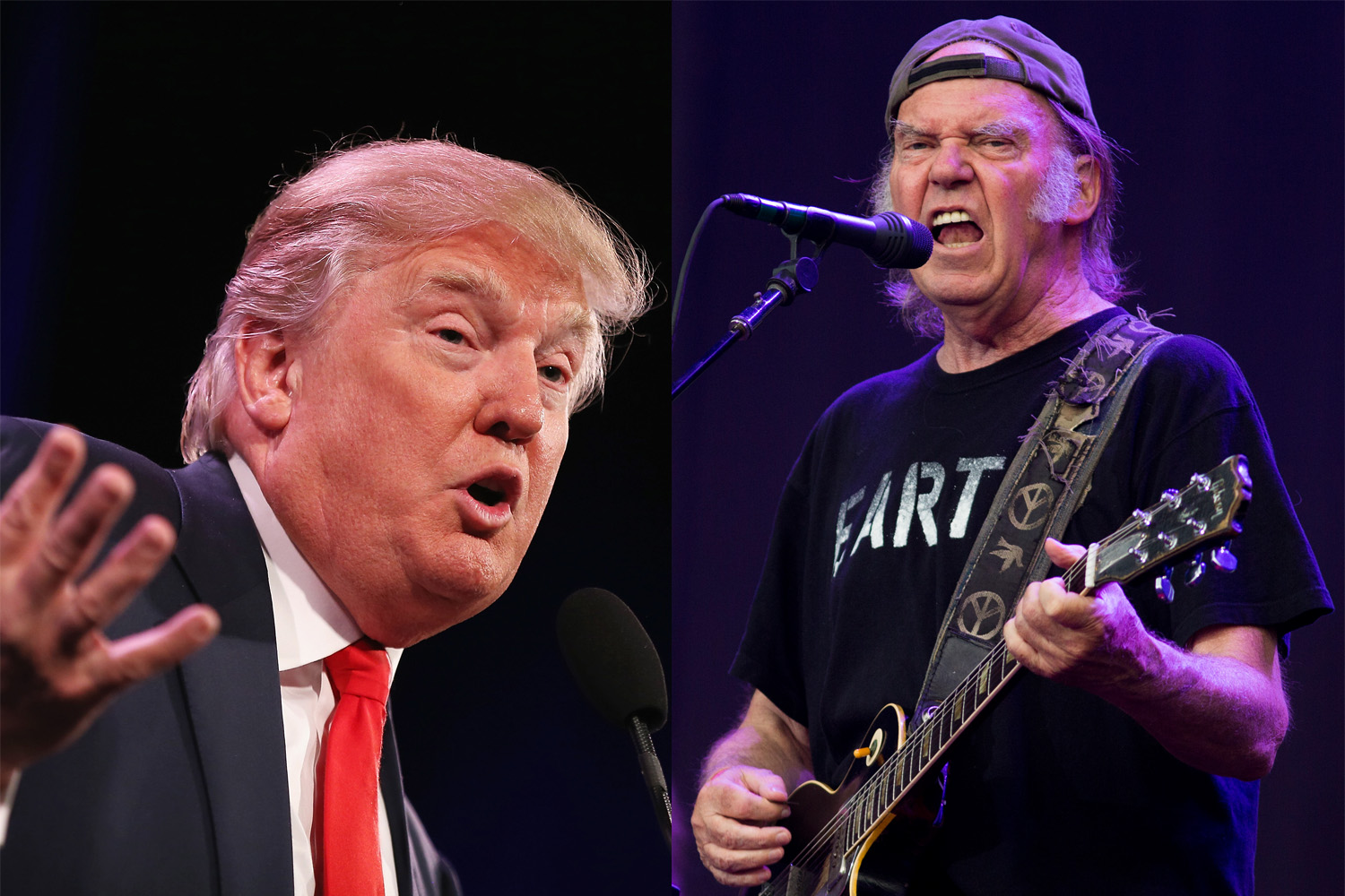 Neil Young Wants Donald Trump To Stop Rockin In The Free World Spin neil young wants donald trump to stop
