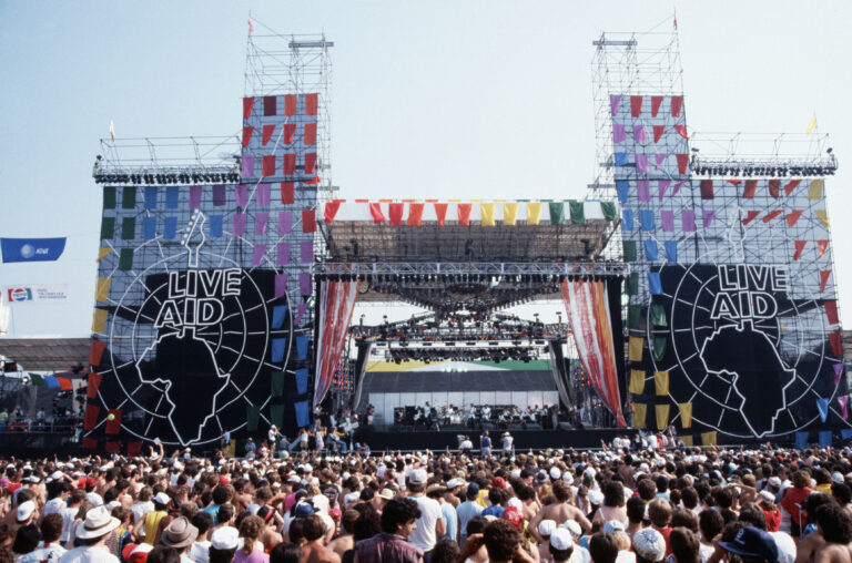 Live Aid Concert Stage