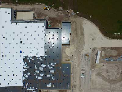 aerial photos reflective surfaces