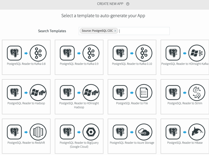CDC application template