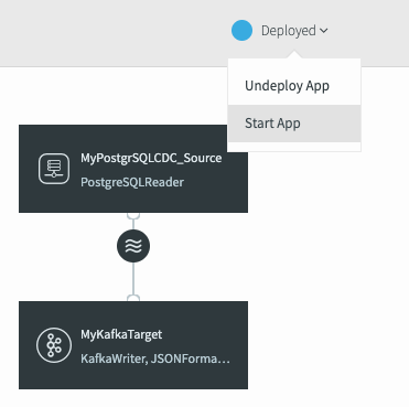 Starting the app.