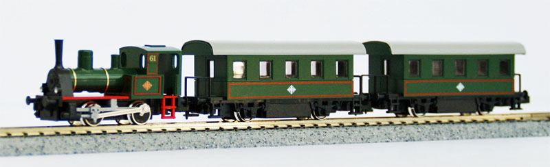 Kato 10-500-1 Steam Locomotive Train Set (Pocket Line) (N scale) MWM
