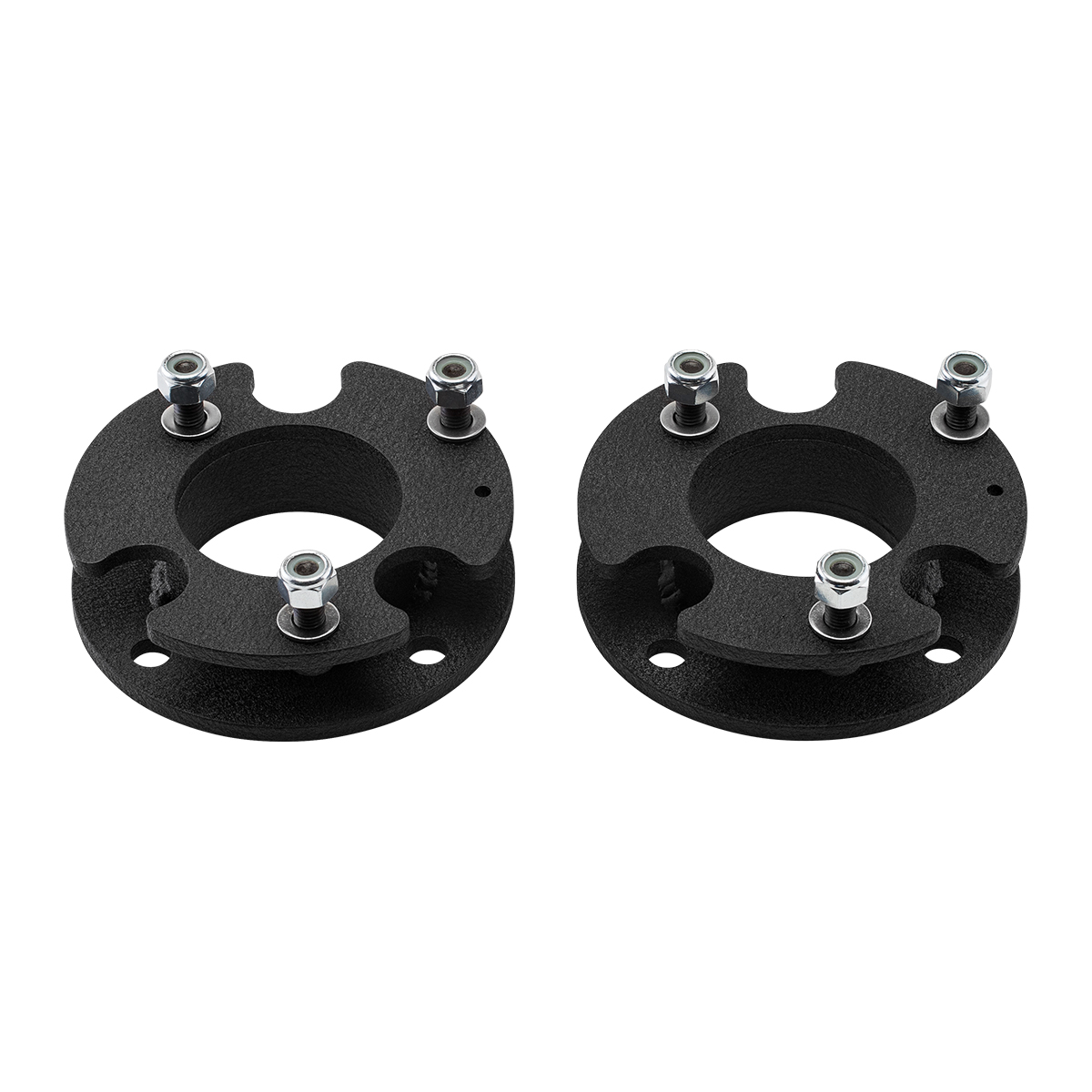 2 inch leveling front spacers with hardware unique offset bolt design level suspension 2014 2015 2016 2017 2018 2019 2020 2021 2022 2023 wheels tires two- four-wheel drive elevación espaciador SST lift kit King Ranch Lariat Raptor Platinum SSV XL Automotive Body Parts Full-Size Pickup Truck Accessories Replacement Parts Front Suspension Lift Off-Road Aftermarket Suspension Upgrade Direct Installation Lift Spacers Front Strut Spacers high-performance Increase Ground Clearance Install Custom Wheels And Tires all-terrain trucks Full-size pickup truck suspension parts & components for Ford F150 Lobo 