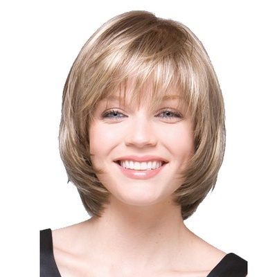 Women Girls Fashion Casual Hairstyles Fluffy Wig Natural Brown Wigs For Women Shoulder Length Straight Hair Replacement Wigs With Bangs Heat Friendly Synthetic Brown Color Straight Hairstyle Beautifully Medium Long Layered Wig