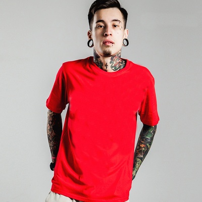 3 Jersey T-Shirt Round Neck Sports Comfort Top Basketball t-shirt RENJUN 2019 All-Star Basketball Short Sleeve Iverson No Color : Red, Size : 2XL