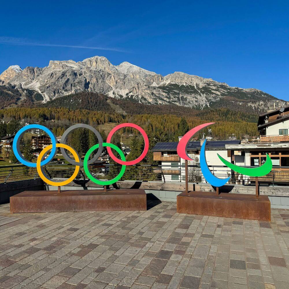 Photo by David Dibert from Pexels: https://www.pexels.com/photo/olympic-and-paralympic-symbols-in-cortina-d-ampezzo-30100582/