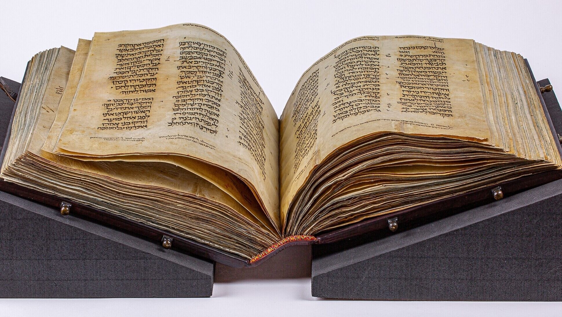 The 1,000-year-old Washington Bible is on display at the Museum of the Bible in Alejandro Matos/Museum of the Bible