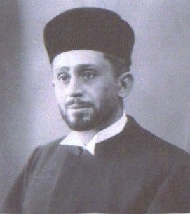 Rabbi Dr. Moise Ventura, Chief Rabbi of Alexandria (1937-1948), founder and President of the Communal Jewish High-School ‘Rambam’ (Maimonides) in Alexandria.