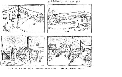 Aboukir Concentration Camp in 1948-49, by N. Abastado (From Prof.A.Shlosberg) (From the book “The Golden Era of the Jews of Egypt” by Levana Zamir)