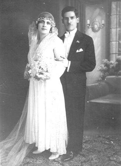 Antebi wedding – June 8th 1930 – Cairo. (From the book “The Golden Era of the Jews of Egypt” – by Levana Zamir)