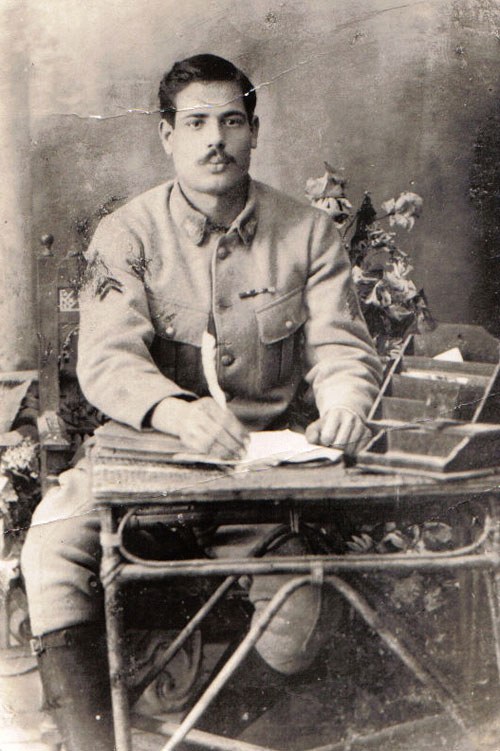 Egyptian Jews with French nationality were called during World War One, to their military service in France. (Levana Zamir private collection).