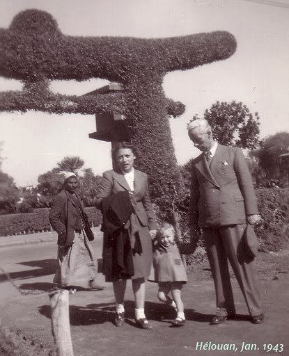In park near Cairo 1943 Albert Bivas