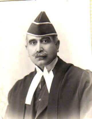 Daniel Khazzoom’s father in court attire 1956