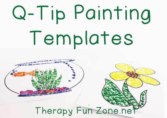 q tip painting templates painting templates