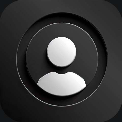 Preview for Modern-user-icon-design-dark-alloy-template-381cc