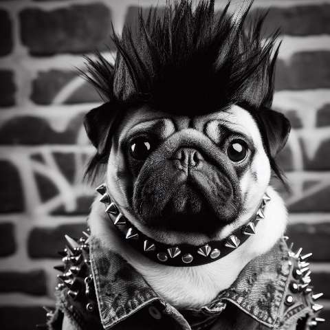 Preview for Punk-pug-portrait-aifashion-template-29bd2