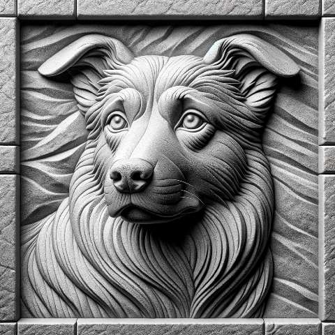 Preview for Stone-dog-carving-art-aiold-template-65a38