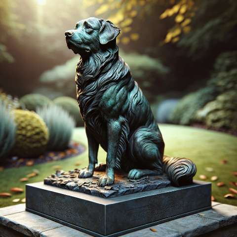 Preview for Bronze-dog-statue-garden-memorial-aiold-template-f0917
