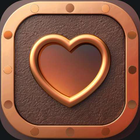 Preview for Copper-heart-icon-design-heart-app-template-b4cfb