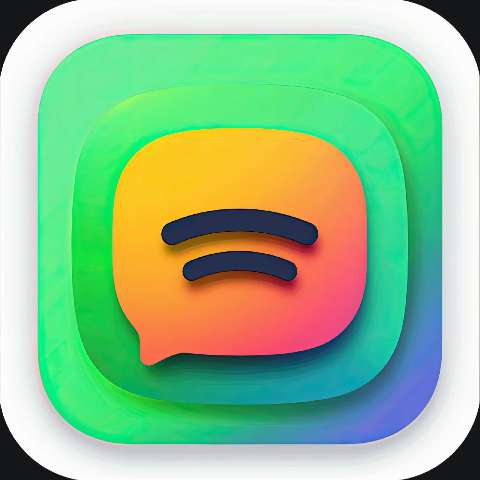 Preview for Colorful-speech-bubble-icon-colorful-app-template-54992