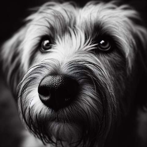 Preview for Black-and-white-dog-portrait-aiold-template-334d3