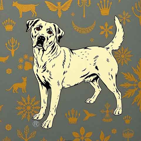Preview for Dog-illustration-pattern-aiold-template-ead9b