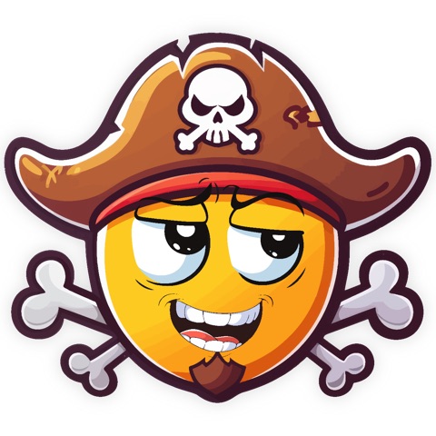 Preview for Pirate-emoji-character-emoji-creatures-template-db335